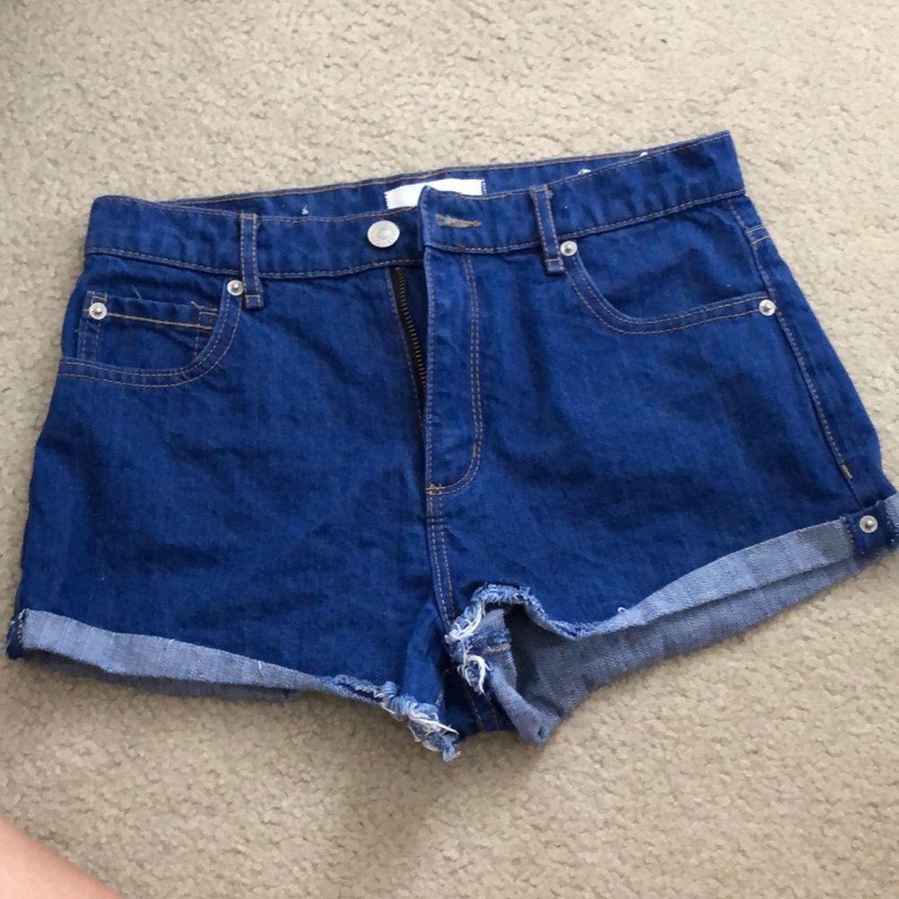 Garage jean shorts